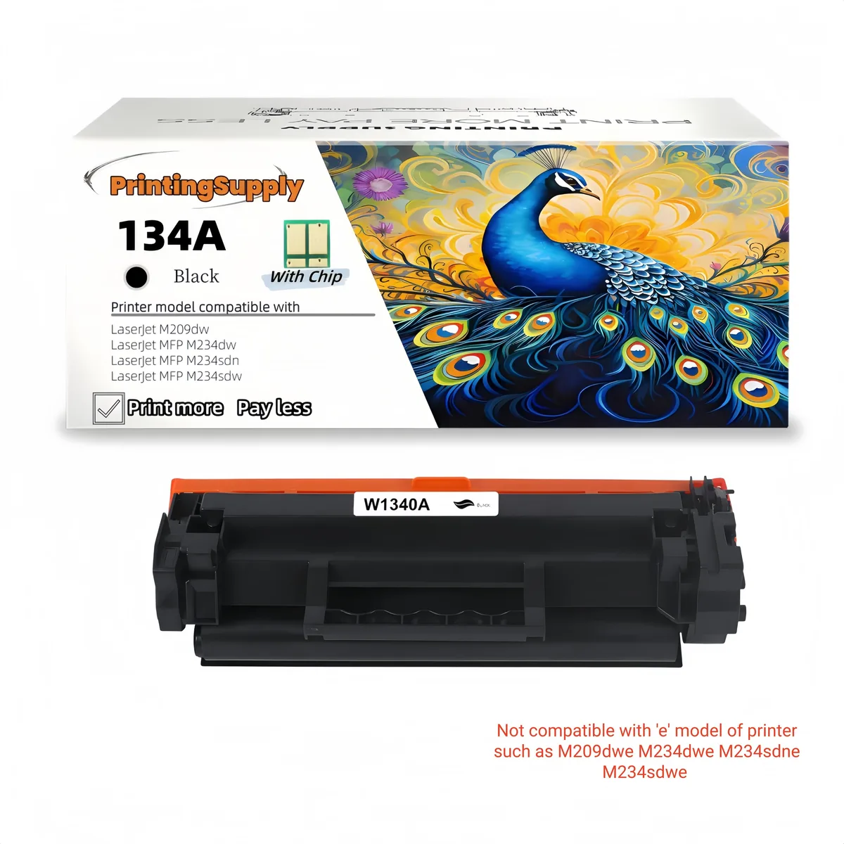 Aster Graphics Inc Aster Graphics Inc 134A W1340A High Yield Black Toner Cartridge 1100 Pages — product photo