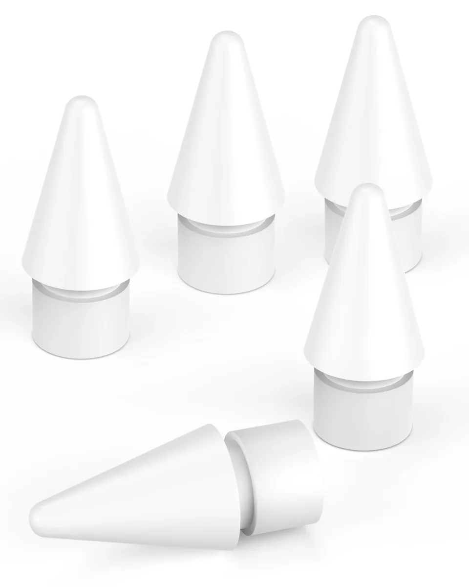 CREHAO Replacement Apple Pencil Tips 5 Pack White DY-292 — product photo