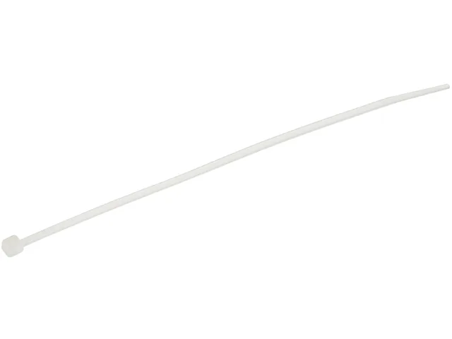 White nylon cable ties, six inch length, one thousand pack