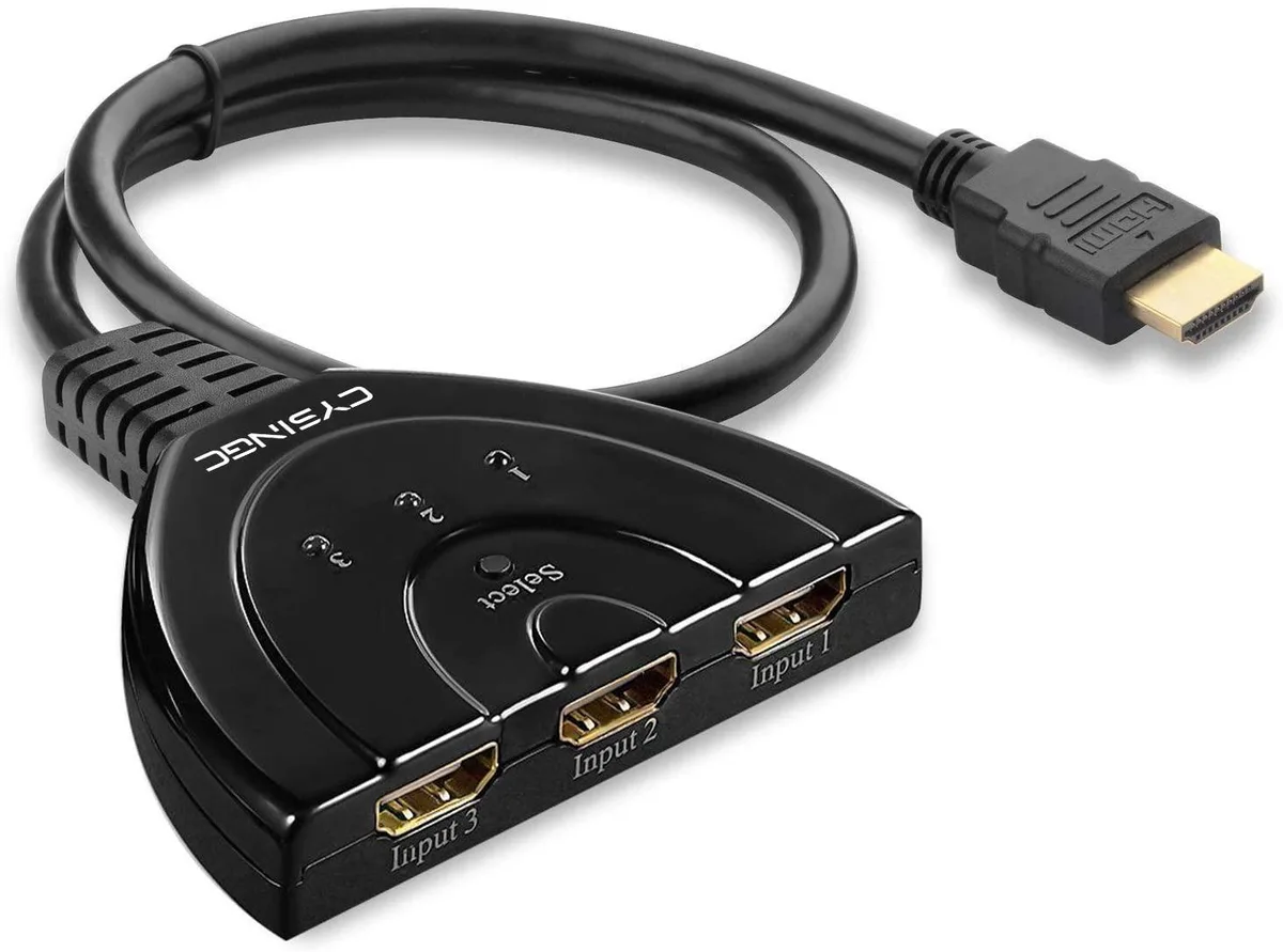 TaoTao TaoTao 3-Port HDMI Switch 4K 30 Hz 22 in Cable — product photo