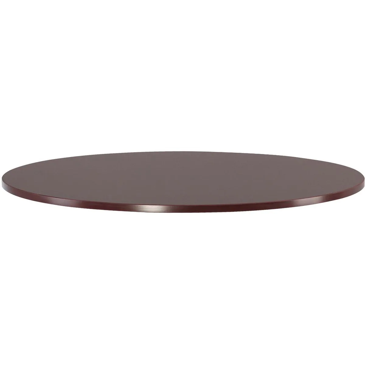 Lorell Lorell 87240 48" Round Conference Tabletop Mahogany office furniture — product photo