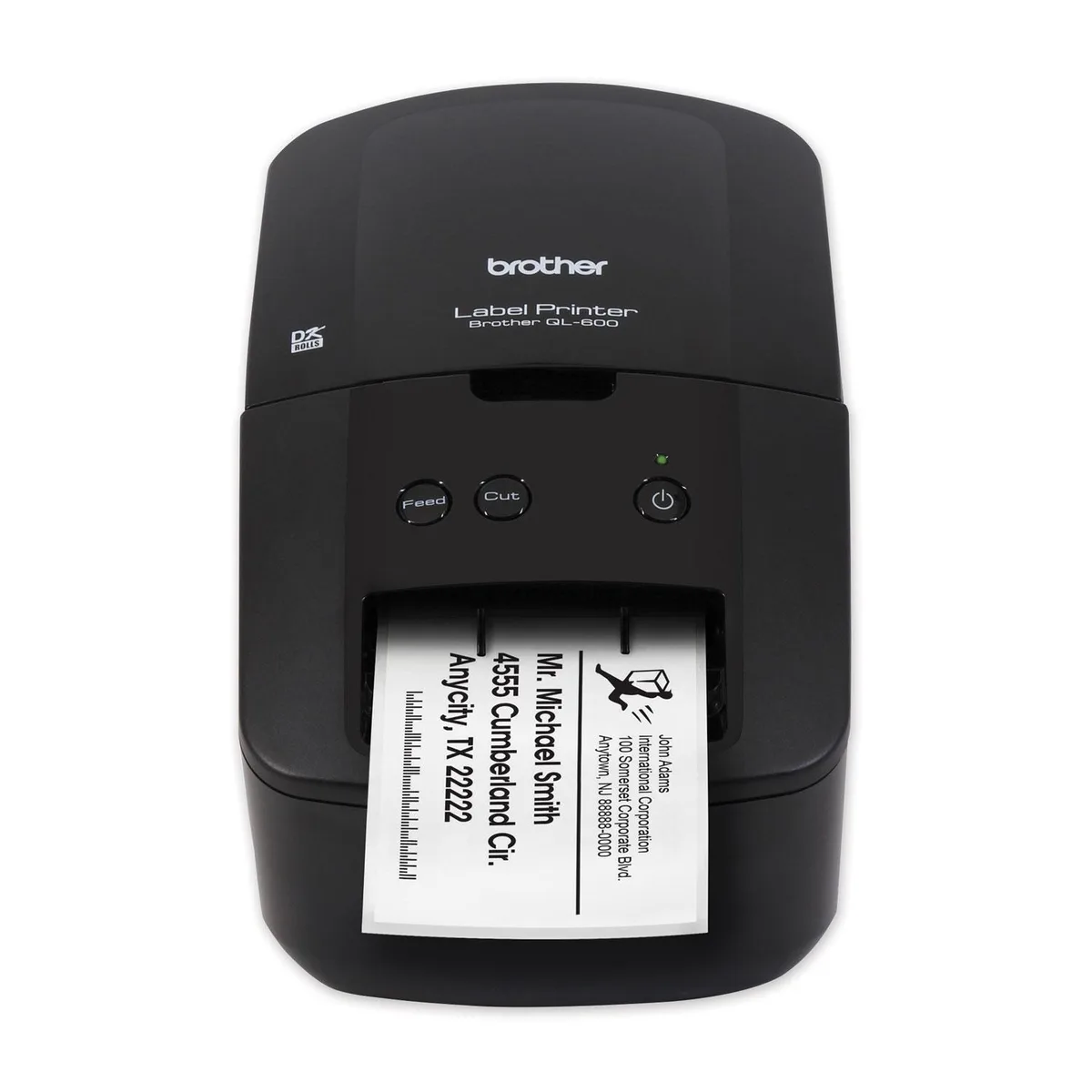 Brother Brother QL600 Label Printer 44 Labels/Min 300x600 dpi USB Auto-Cutter 2.4" Wide — product photo