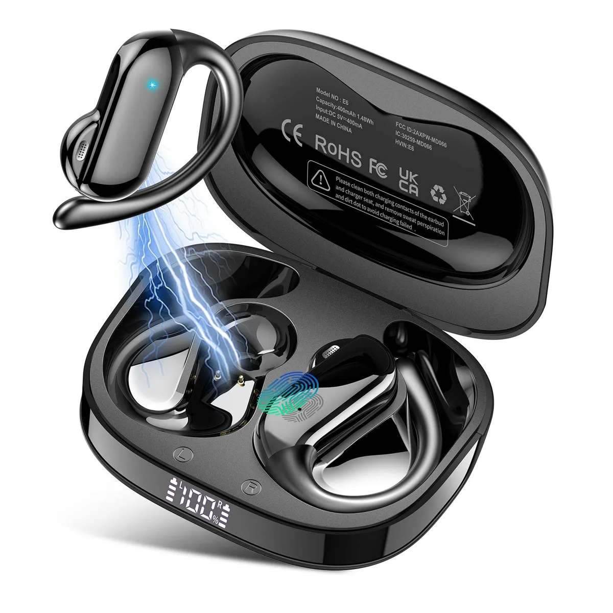 Philips WFL900/H Open-Ear Earbuds Bluetooth 5.4 White — product photo