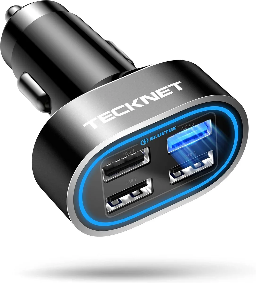 PISKEKAT PISKEKAT 54W 4-Port USB Car Charger QC 3.0 — product photo