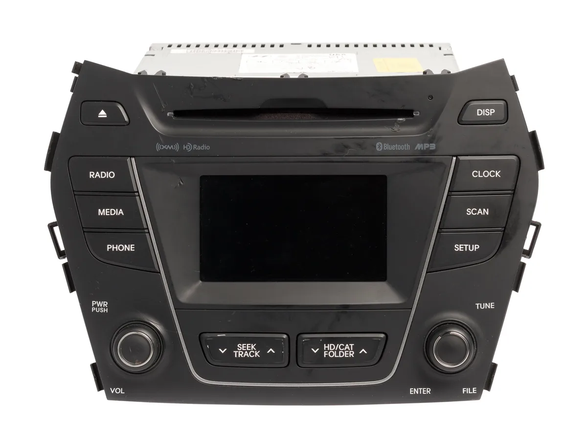 1 Factory Radio 1 Factory Radio 96180-4Z1014X AM FM XM Bluetooth CD MP3 receiver 2013-2016 Hyundai Santa Fe — product photo
