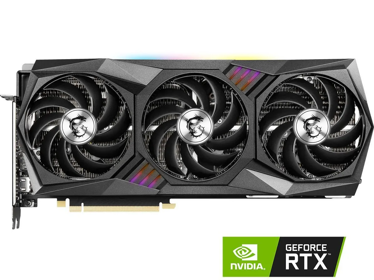 MSI MSI GeForce RTX 3080 Ti Gaming X Trio 12G Triple Fan graphics card — product photo