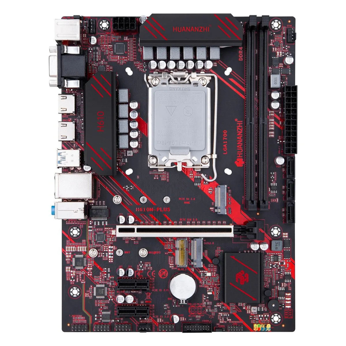 YINGHUA YINGHUA H610M PLUS LGA1700 server motherboard — product photo