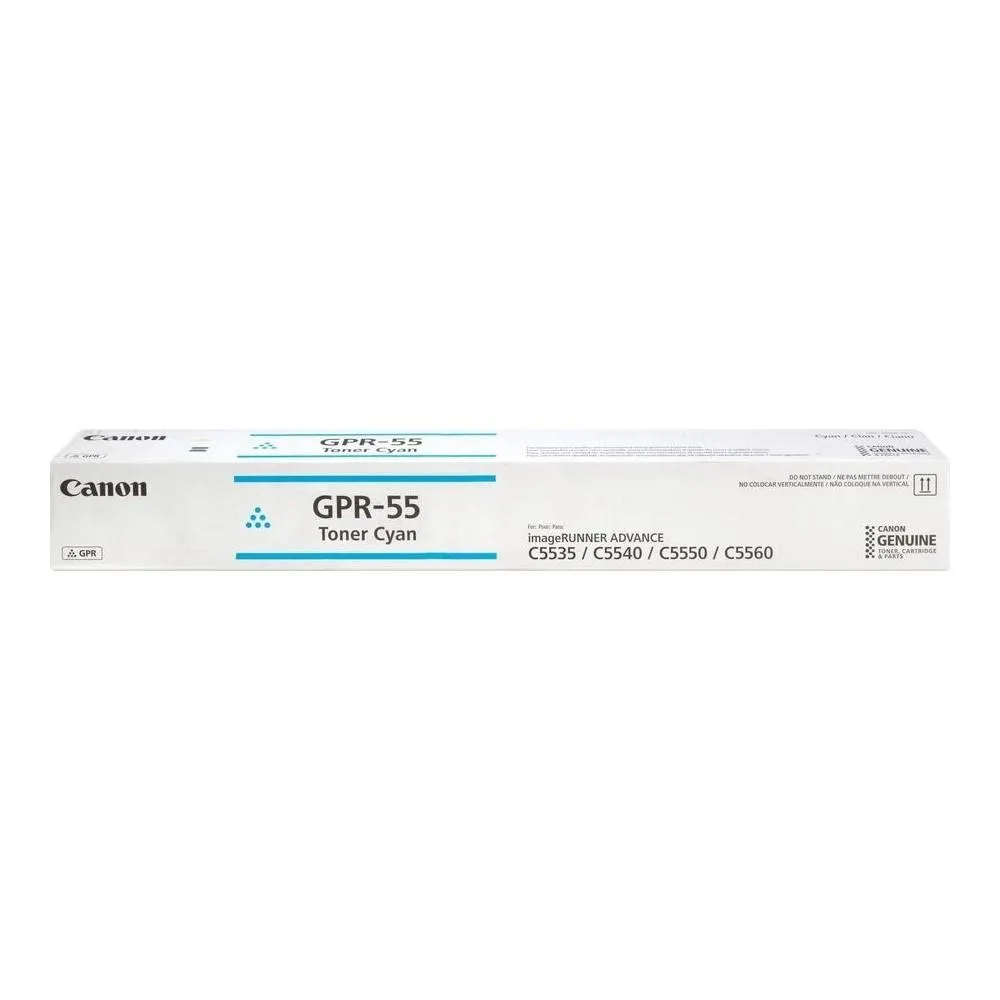 Canon GPR-55 cyan toner cartridge in sealed box
