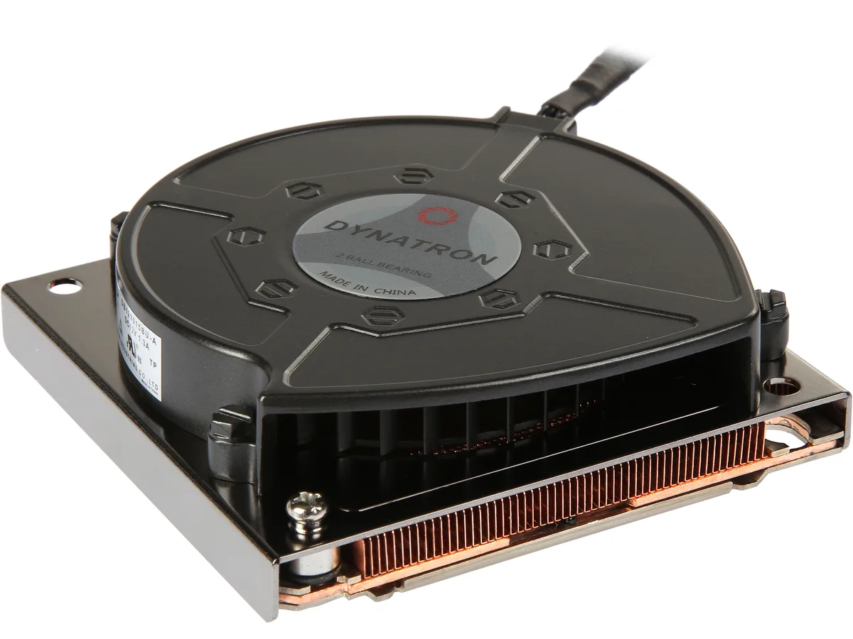 Dynatron Dynatron B9 CPU cooler 90mm PWM blower Socket FCLGA3647 28mm height — product photo