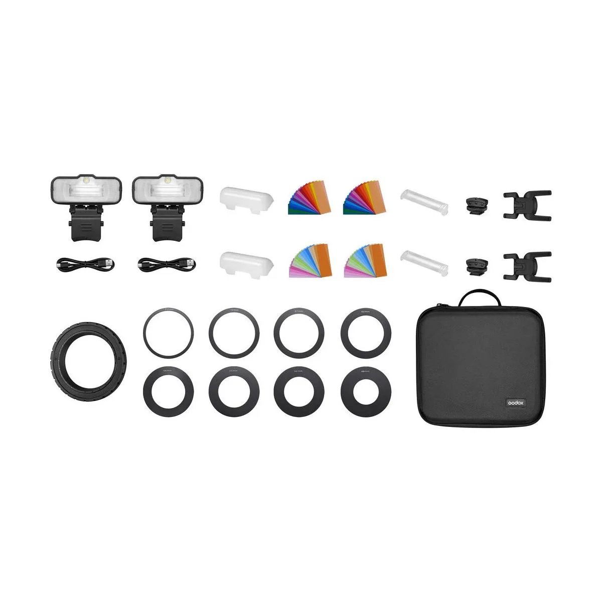 Flashpoint Brand Flashpoint MF12 Macro Flash 2-Light Kit R2 2.4GHz Wireless — product photo