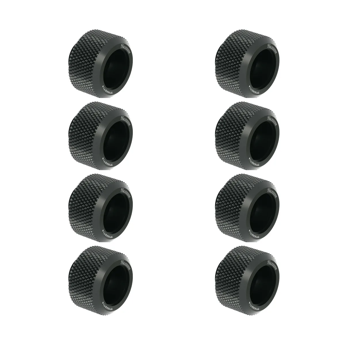 FormulaMod FormulaMod H59 Brass Fitting OD 14mm G1/4 8 Pack Black — product photo
