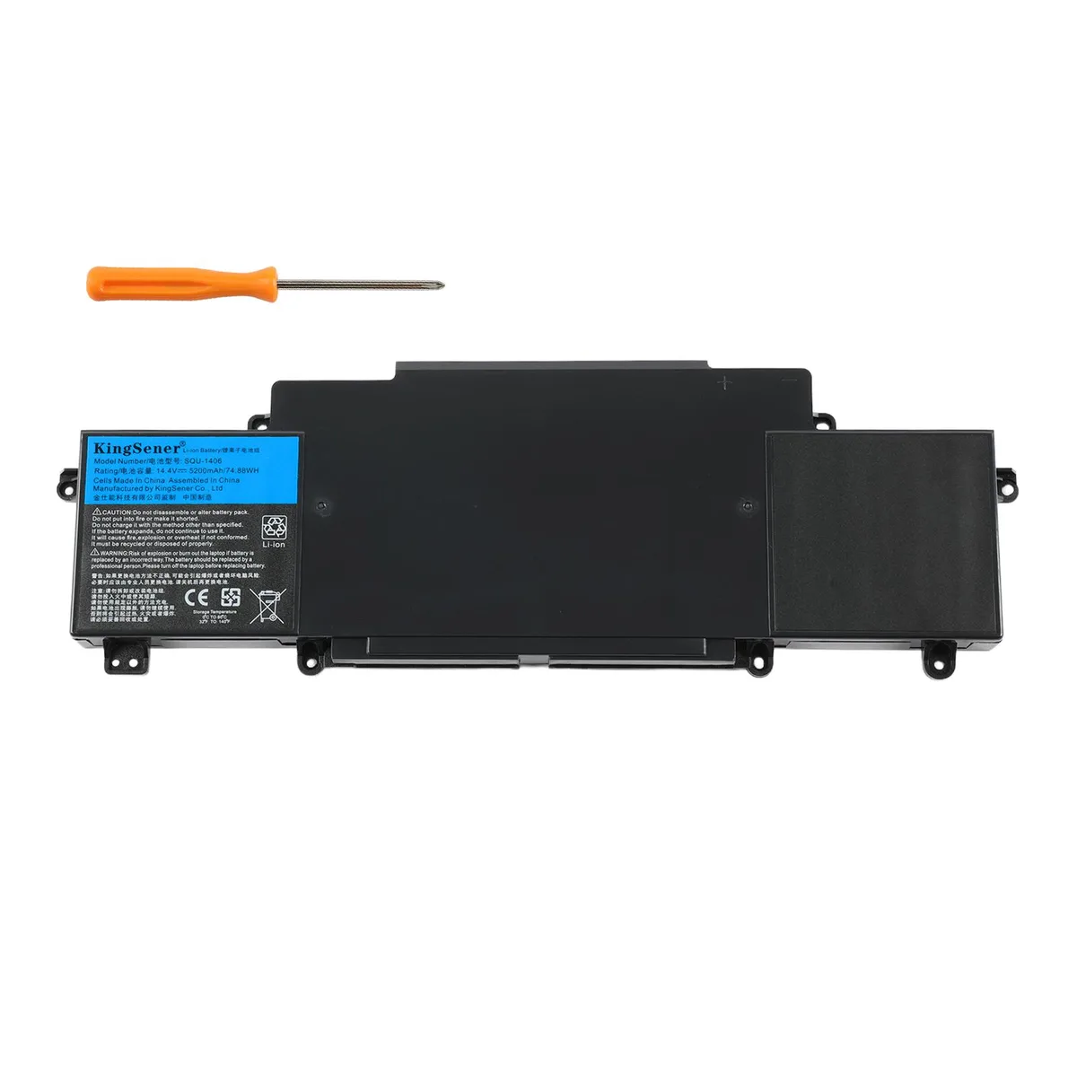 KingSener KingSener SQU-1406 laptop battery 14.4V 5200mAh 74.88Wh — product photo