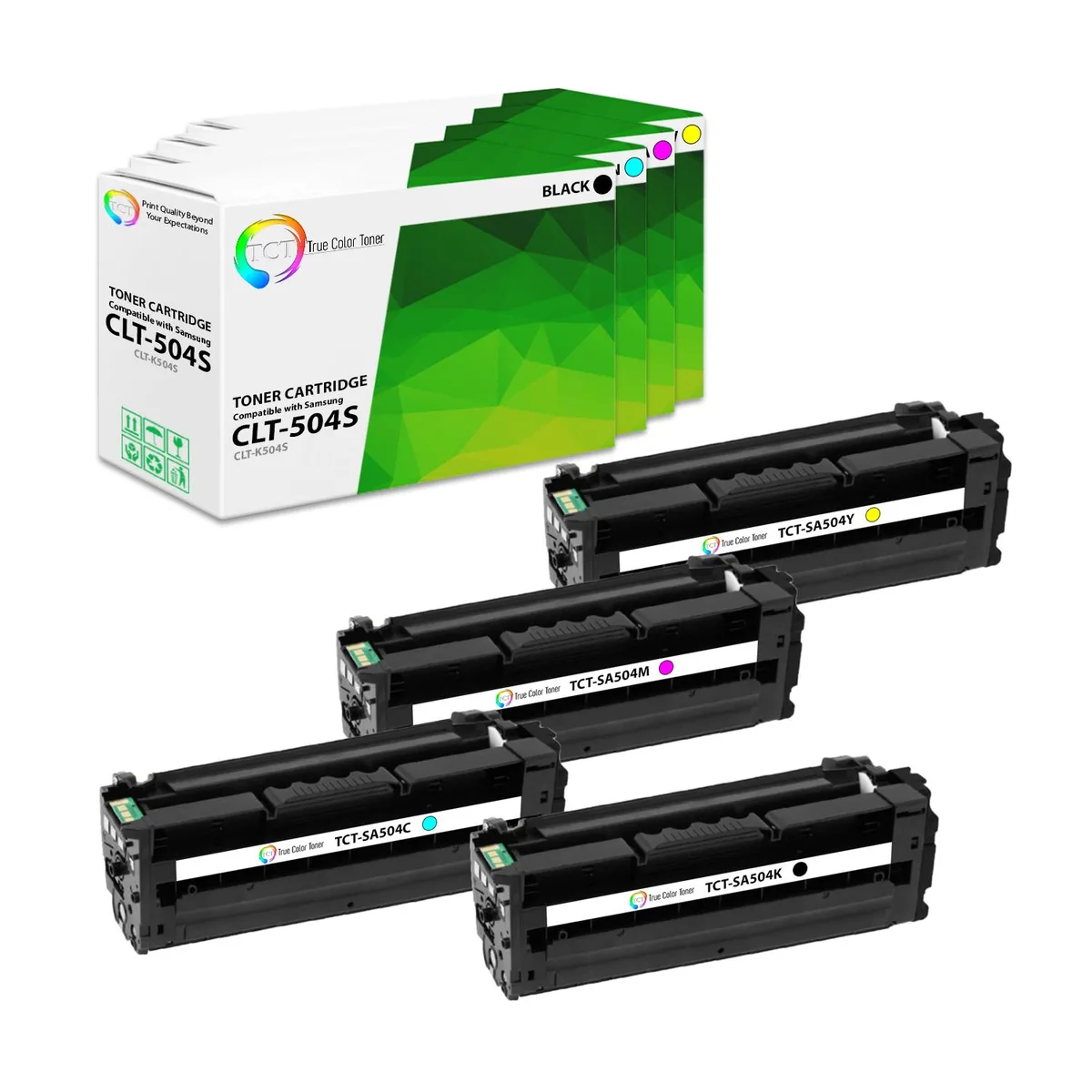 True Color Toner True Color Toner 504S 4 Pack toner cartridge — product photo