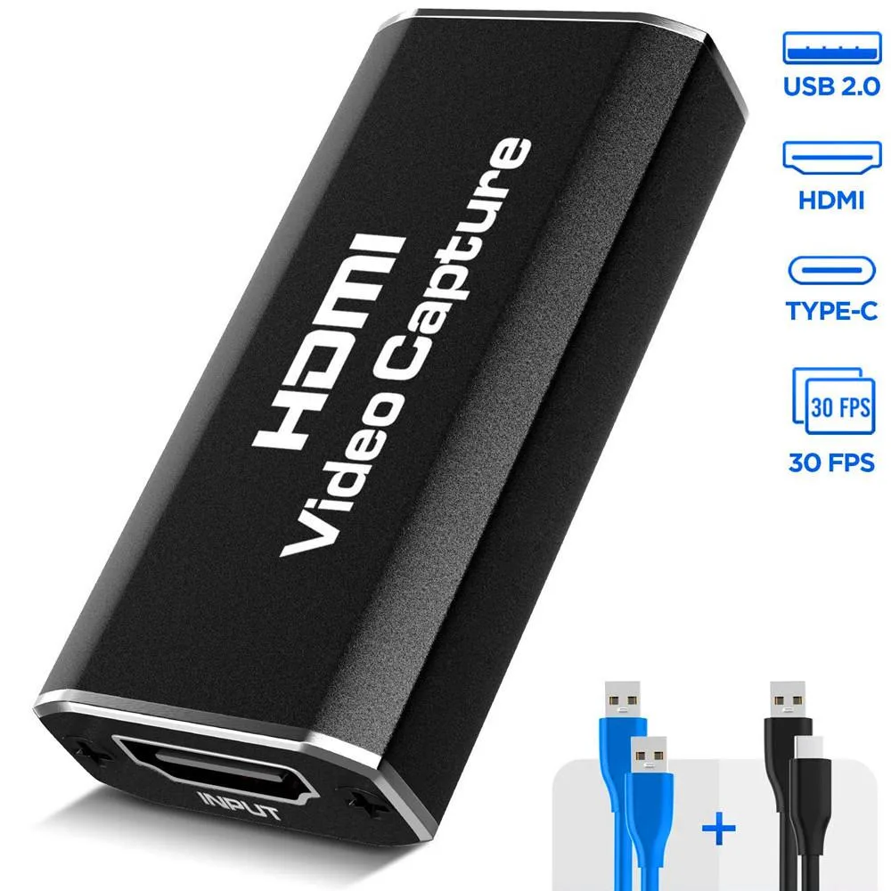 LUOM LUOM OZC2 HDMI to USB 3.0 Type-C video capturing device 1080p 60fps 4K input — product photo