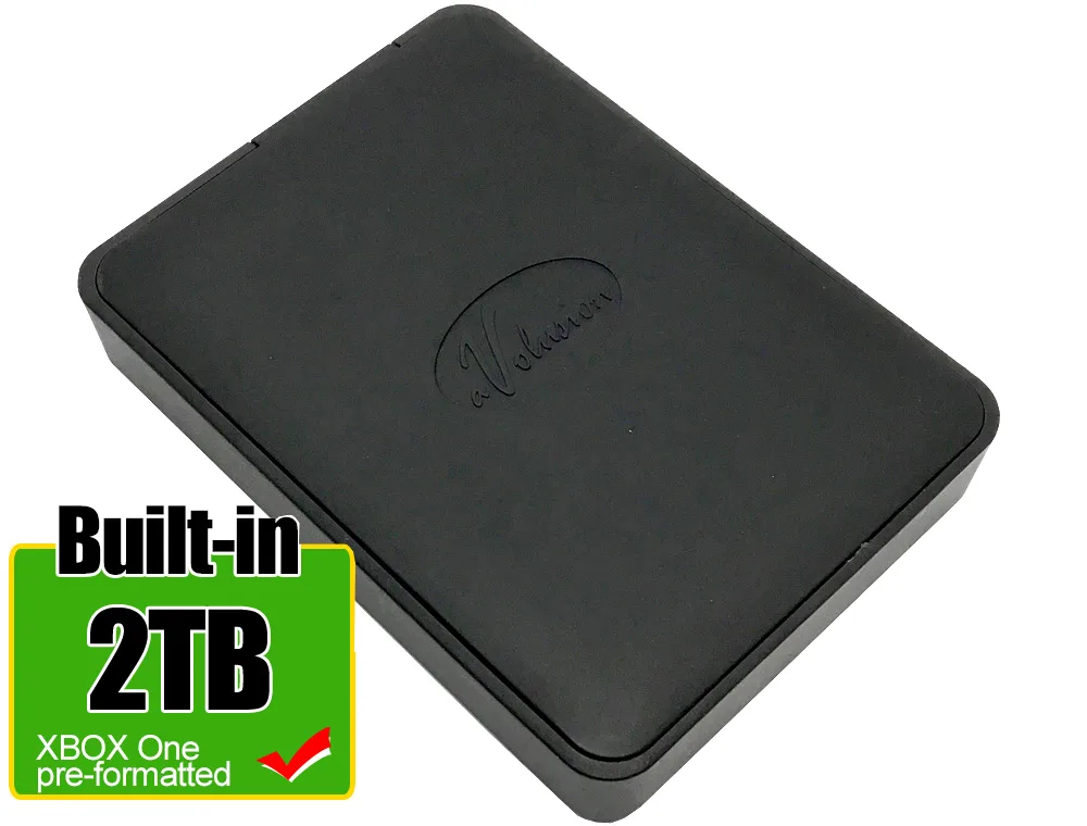 GoHardDrive GoHardDrive 2TB USB 3.0 portable hard drive 2.5" 5400 RPM XBOX One pre-formatted black — product photo