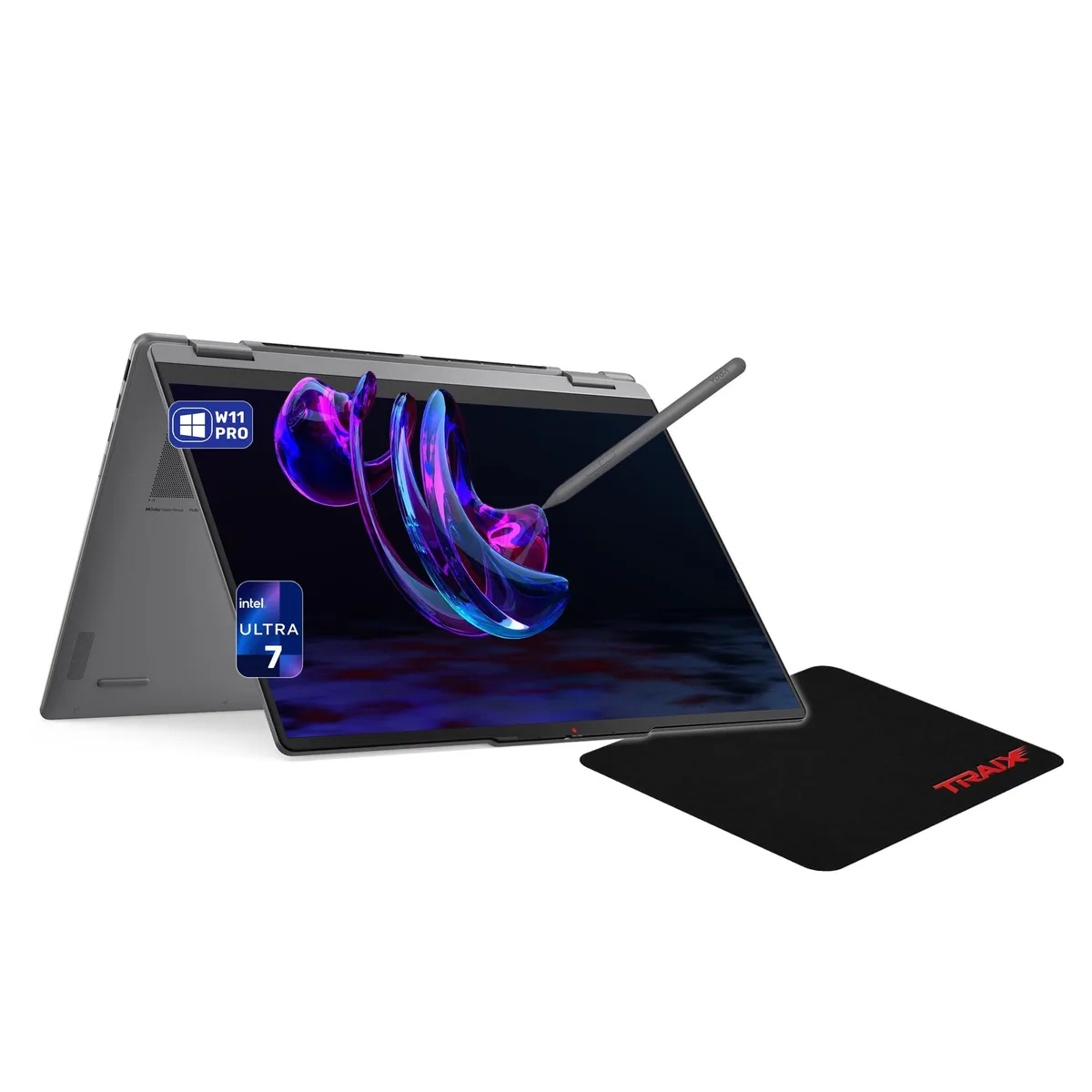 Lenovo Lenovo Yoga 7i 2in1 Aura Edition laptop, Ultra 7 355, 24 GB, 1 TB, 16" WUXGA touch, Luna Grey — product photo