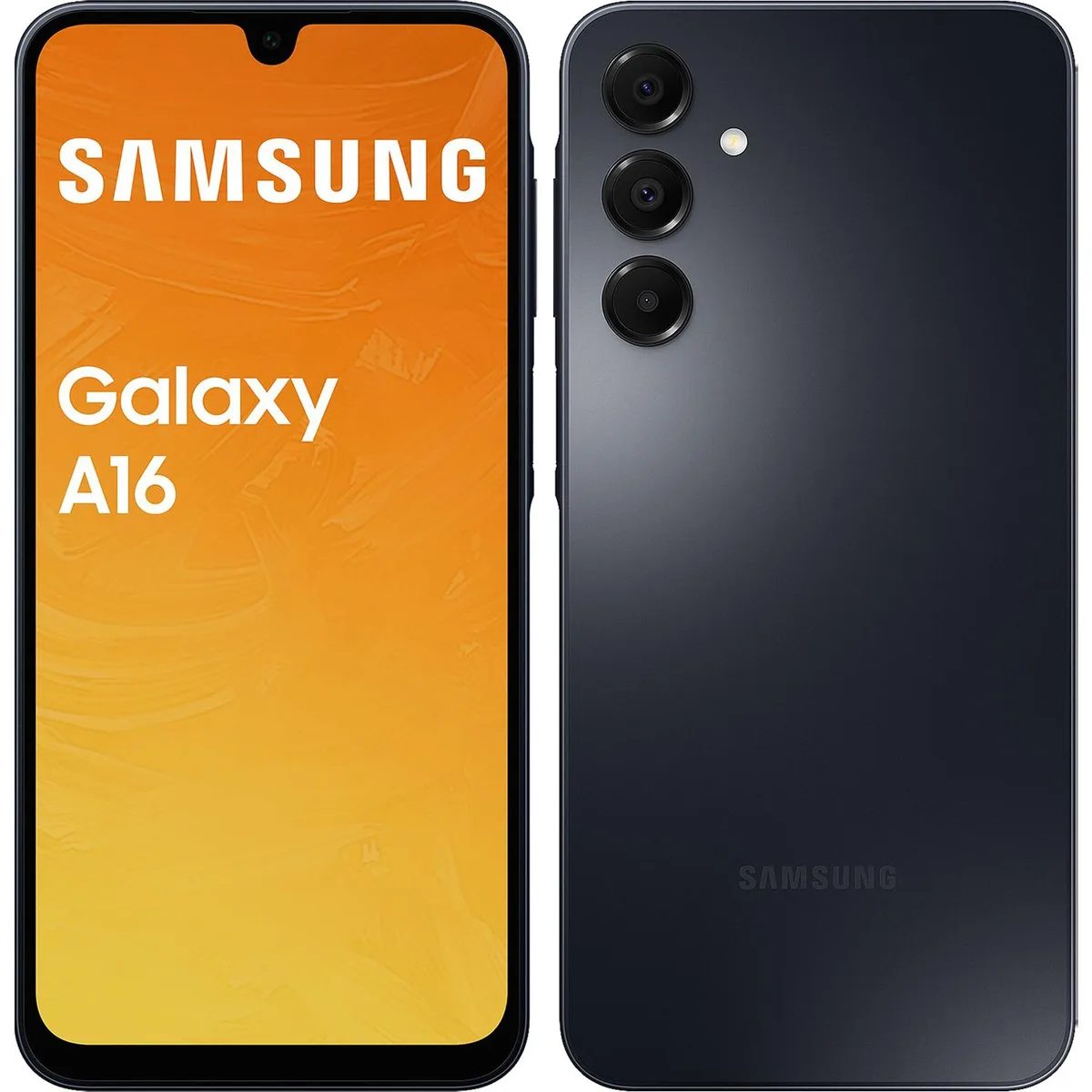 SAMSUNG SAMSUNG Galaxy A16 128GB 4GB RAM Midnight Blue cell phones - unlocked — product photo