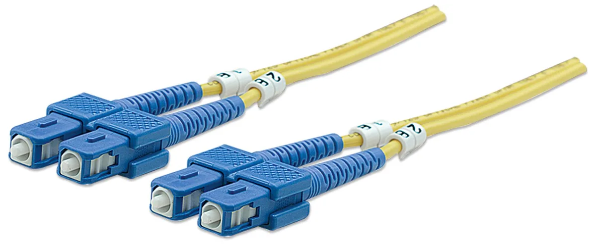 Intellinet Network Solutions Intellinet Duplex Single-Mode SC/SC OS2 9/125µm 2.0m Yellow — product photo