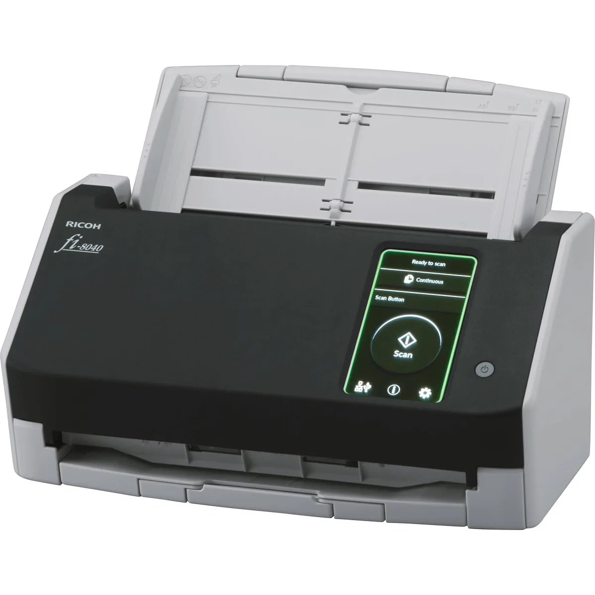 Ricoh Ricoh PA03836-B005 fi-8040 document scanner 40 ppm 80 ipm 600 dpi 50 ADF 4.3" touchscreen — product photo