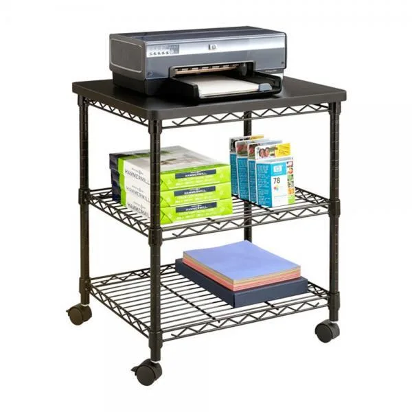 Safco Products Safco Products 5207BL Three-Shelf Machine Stand 24x20x27 200 lb — product photo