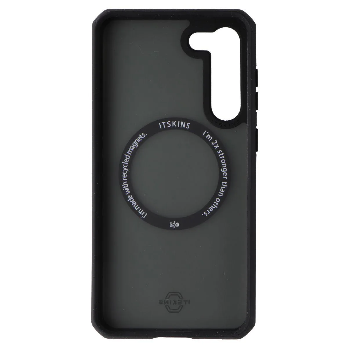 ITSKINS ITSKINS Hybrid_R Frost Case for MagSafe Samsung Galaxy S23+ Black — product photo