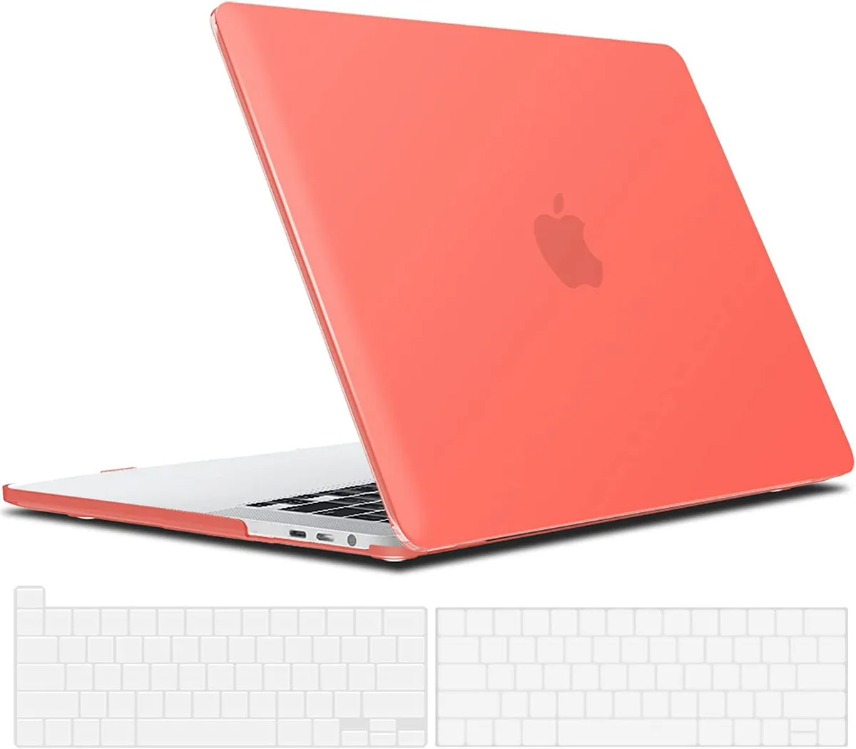 Orange plastic hard shell case for 13 inch MacBook Pro