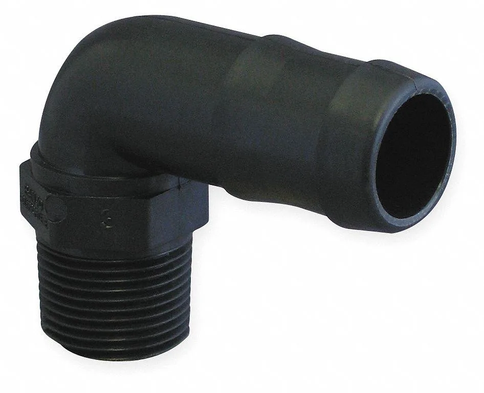 Banjo Banjo HB150/125-90 1-1/4" Barbed x 1-1/2" MNPT 90° Elbow Trap — product photo
