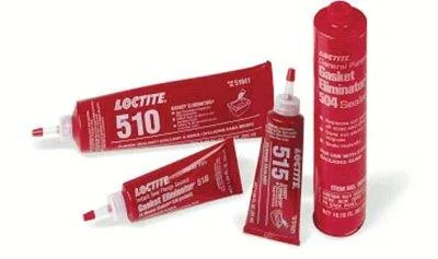 Pink anaerobic gasket maker gel in a 250 mL tube