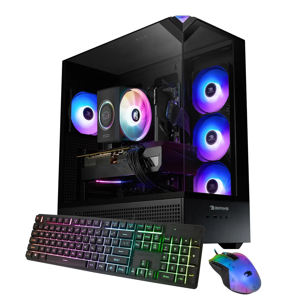 iBUYPOWER iBUYPOWER EBI5N5701 Gaming PC Core Ultra 5 250KF RTX 5070 12GB 16GB DDR5 1TB NVMe — product photo
