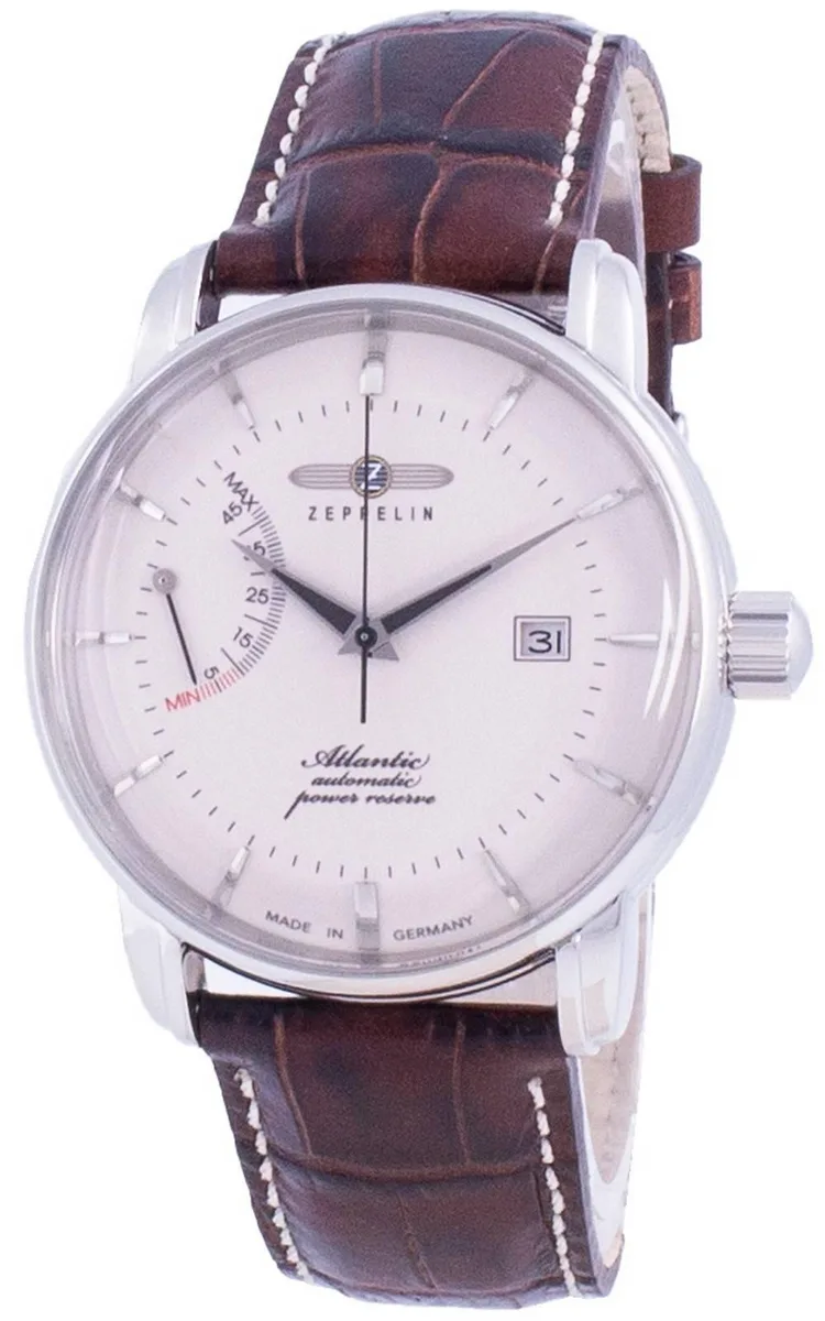 Graf Zeppelin Graf Zeppelin Atlantic 8462-5 Automatic White Dial Leather Strap 42.00 mm — product photo