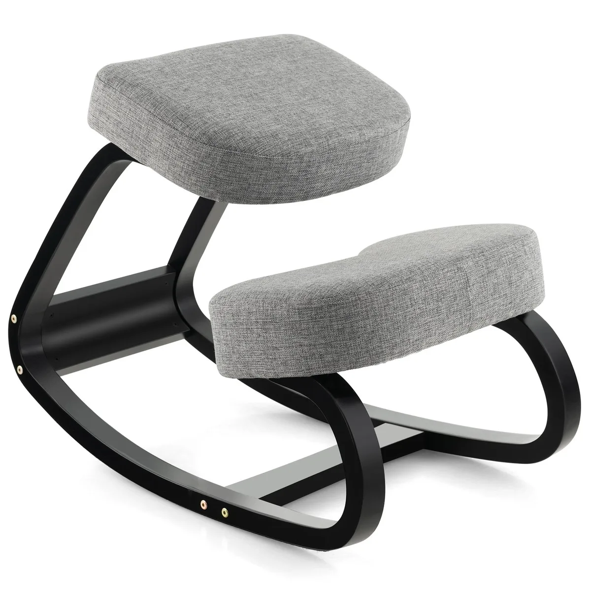 SlickBlue SlickBlue Rocking Kneeling Chair Grey 28x18x22 330 lbs — product photo