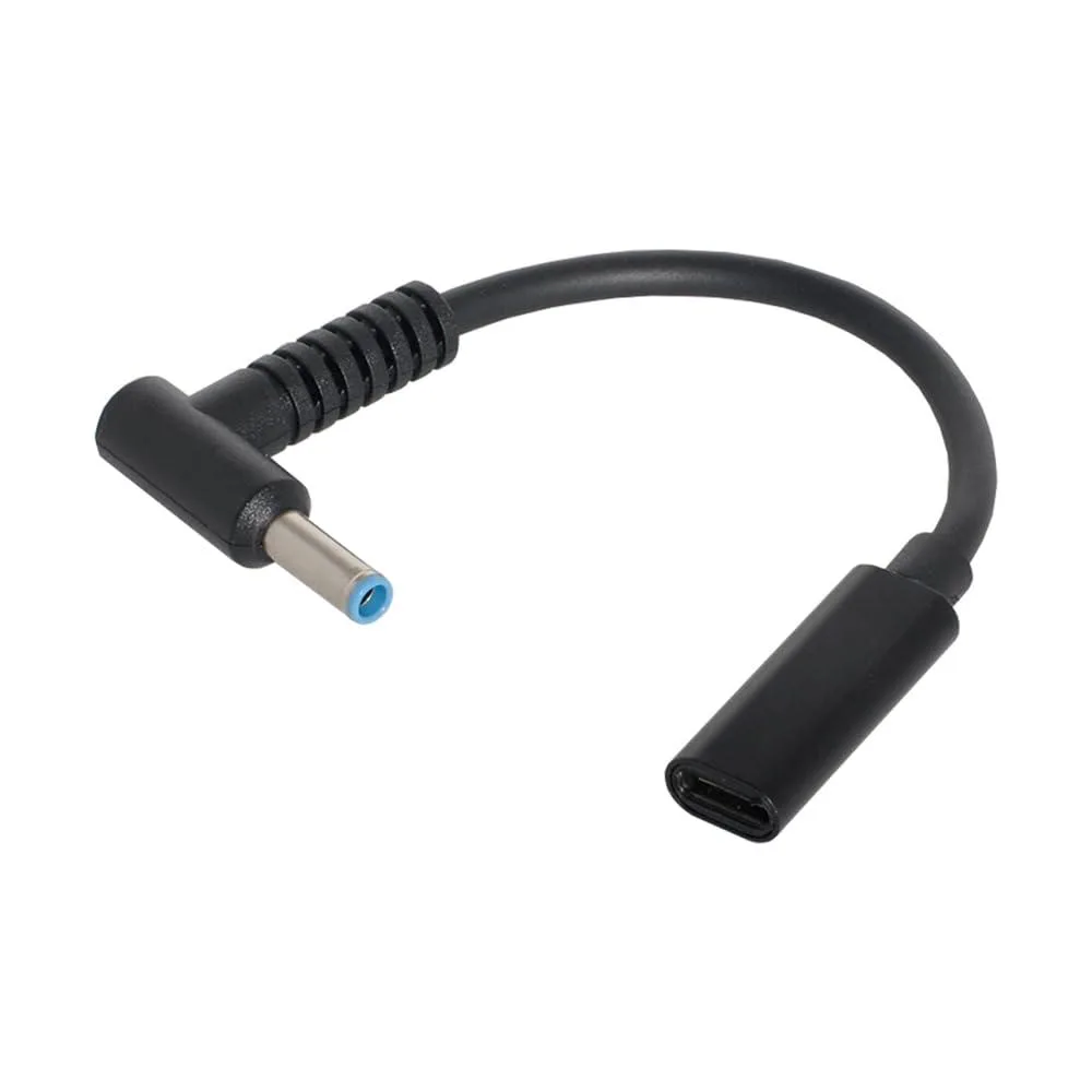 Fervit Fervit USB-C Female to DC 4.5 * 3.0mm PD Charge Cable 0.2m HP 18-20V 65W — product photo