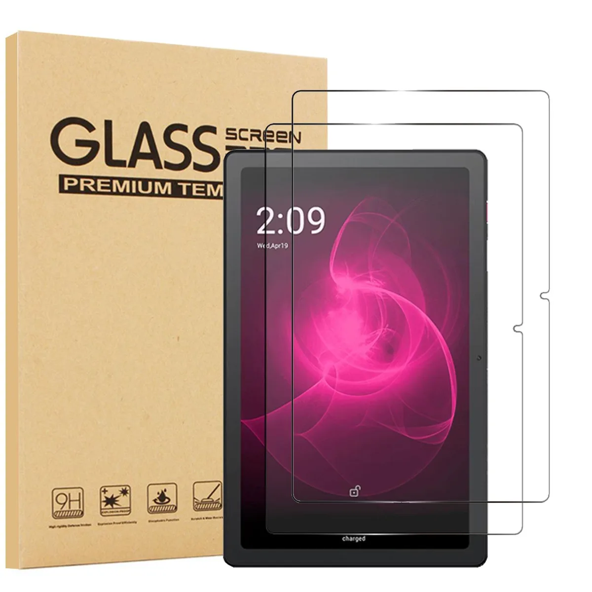 anicestore anicestore Tempered Glass Screen Protector 2 Pieces for T-Mobile REVVL Tab 5G 10.36" 2023 — product photo