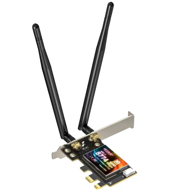 EDUP EDUP EP-BE9715 WiFi 7 8774Mbps Bluetooth 5.4 network card — product photo
