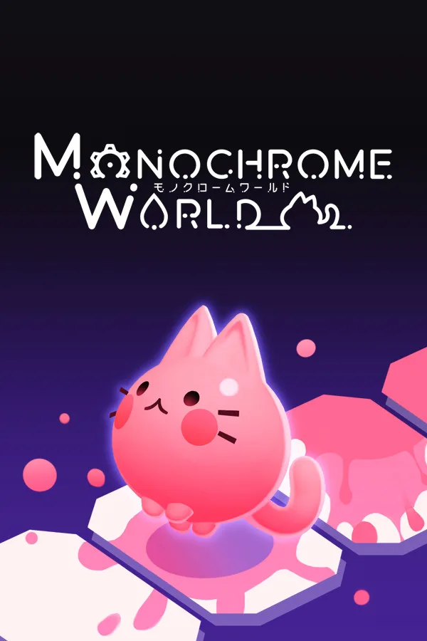 Digital game code card for Monochrome World on PC