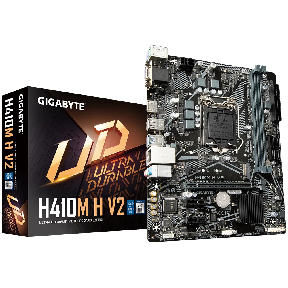 GIGABYTE GIGABYTE H410M H V2 Intel motherboard — product photo