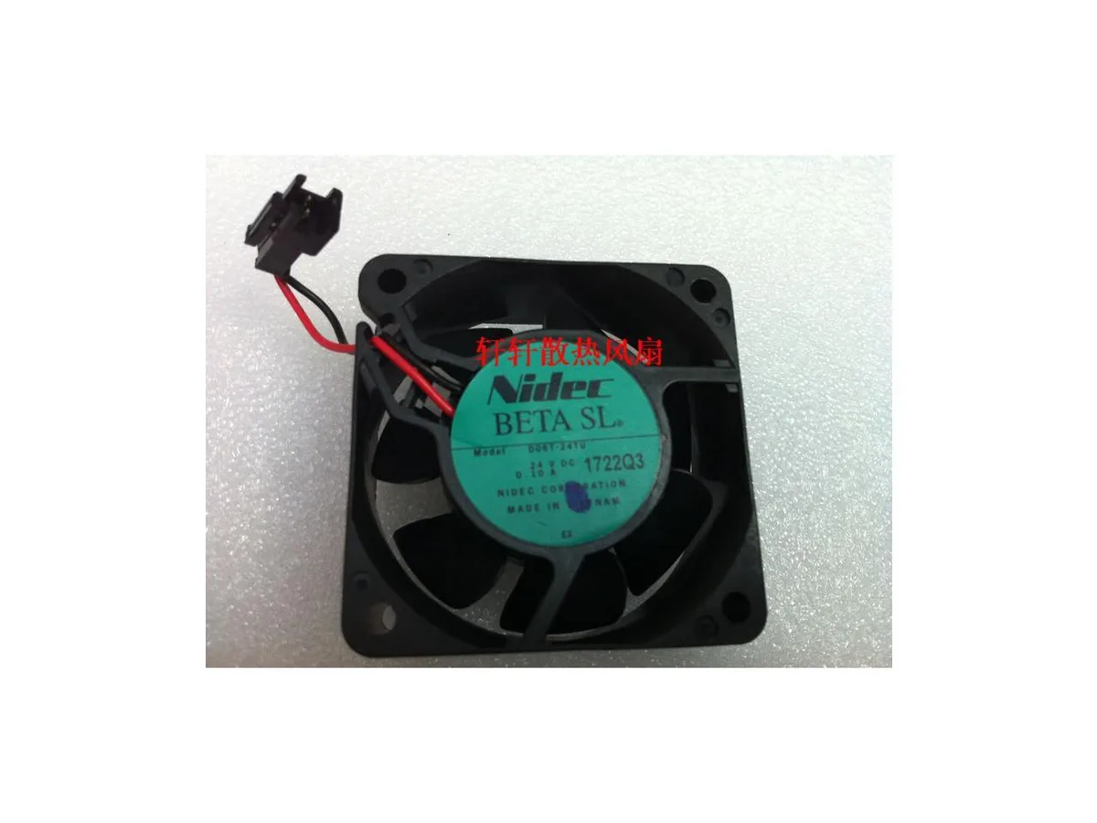 Fans Fans d06t-24tu 6cm 6025 24v 0.10a inverter 2 line case fan — product photo