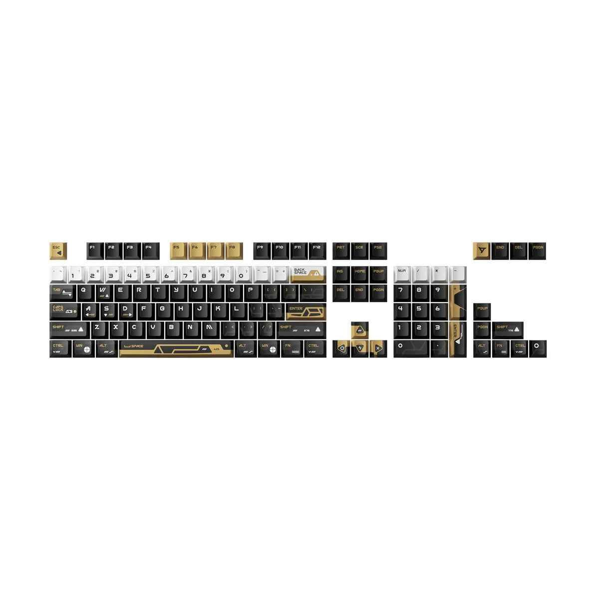 keytok keytok KTFORROG01 DEFINED SIMPLE 115-key PBT Cherry-profile keycaps — product photo