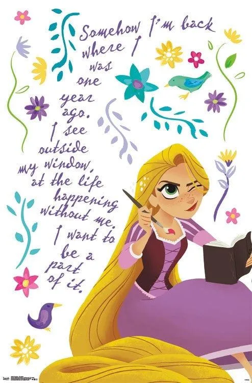 Tangled Thoughts poster print on heavy stock paper, 22 by 34 inches