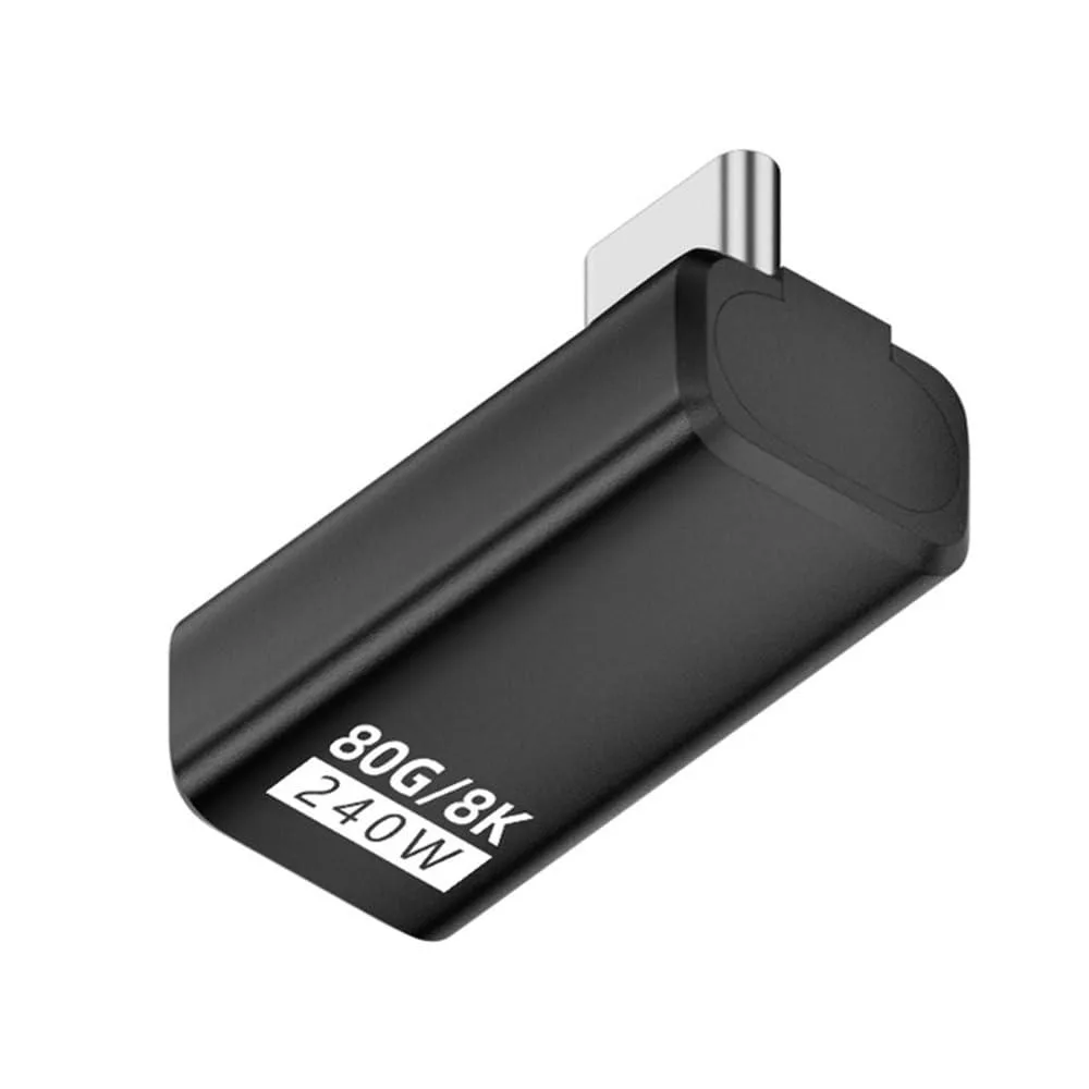 LORDWORLD LORDWORLD USB5.0 Extension Adapter 80Gbps 240W 16K 8K 5K Low Profile Angled — product photo