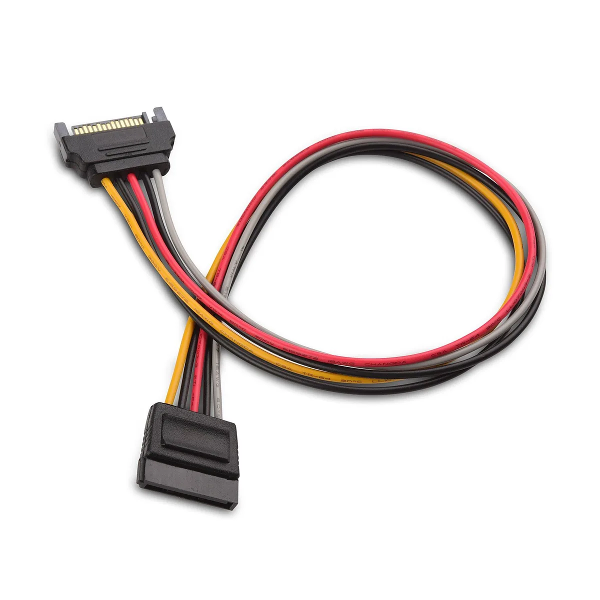 Cable Matters 104011-12x3 15-pin SATA power extension cable 12 in 3-pack — product photo