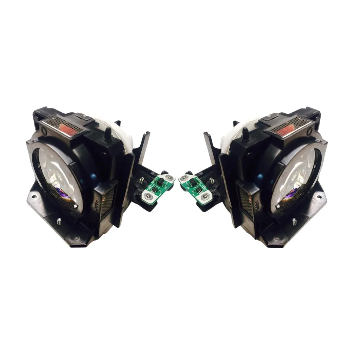 Two new projector lamp modules in assorted finish, twin pack
