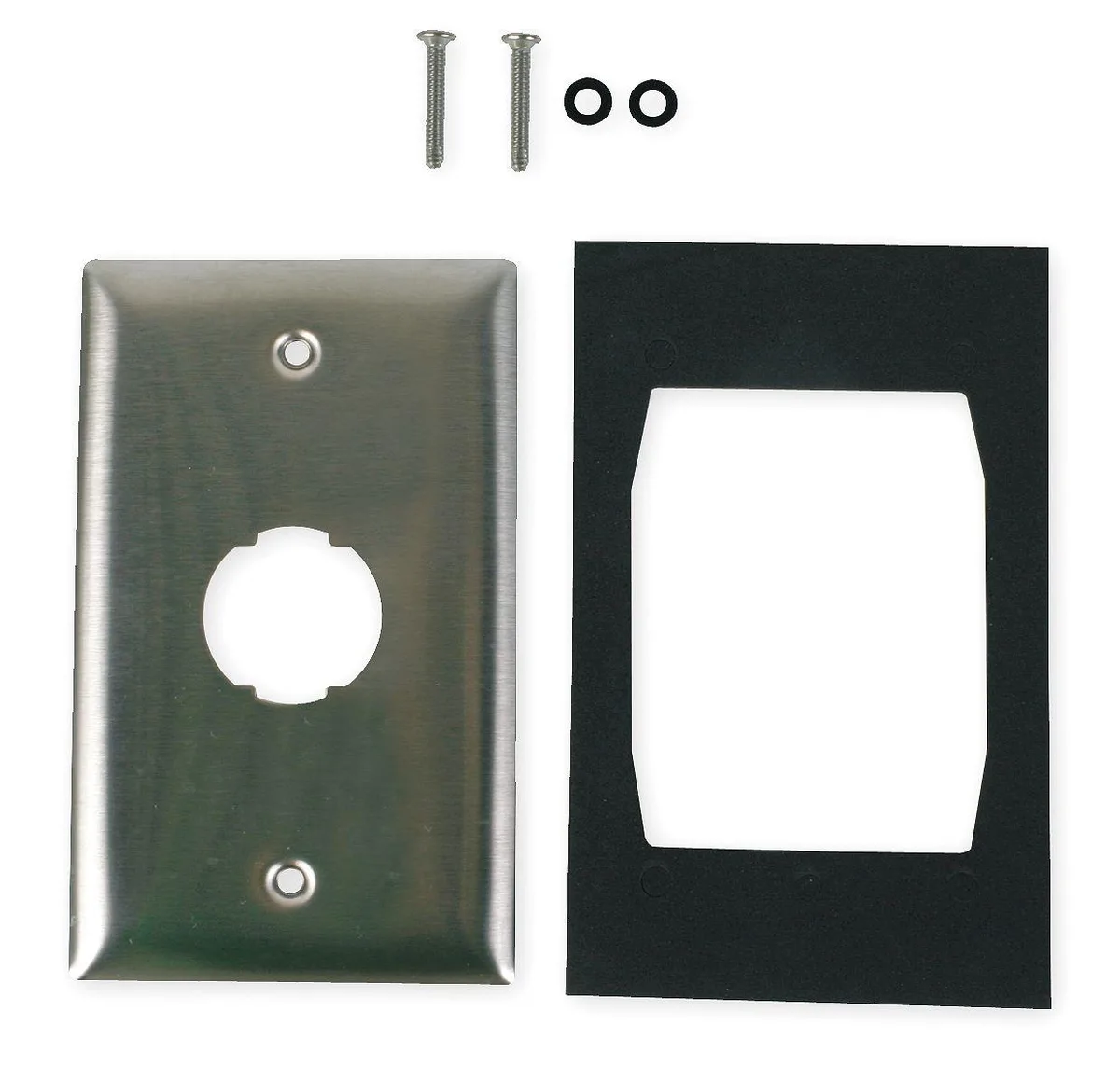 Hubbell Incorporated Hubbell Incorporated HISF11 Wall Plate 1-Port 1-Gang Gray High Impact — product photo