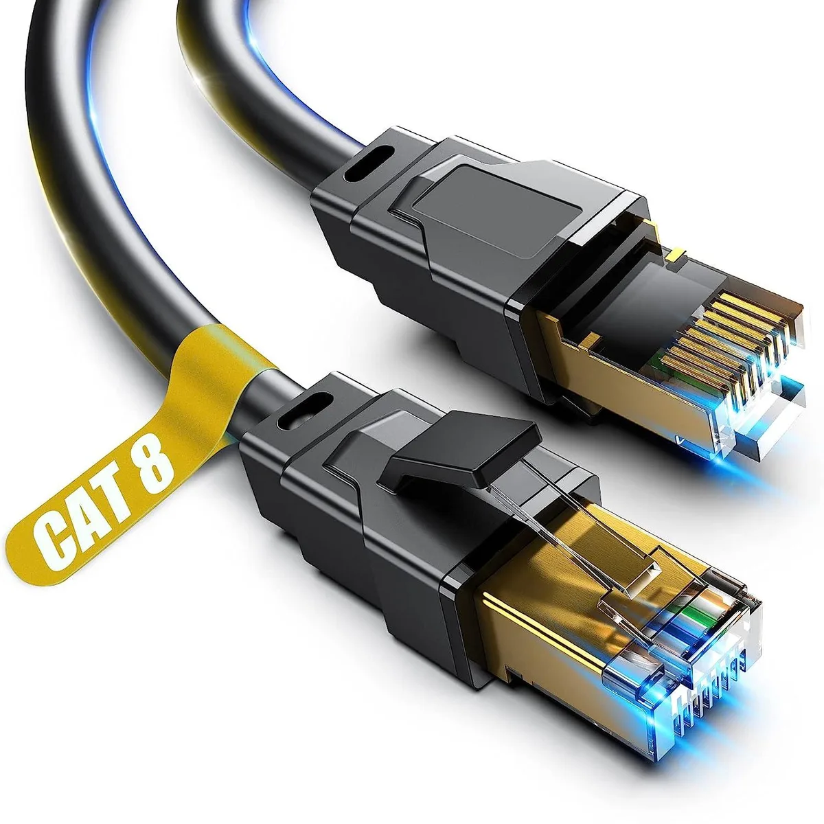 BFKK BFKK Cat 8 Ethernet Cable 50ft 26AWG 2000MHz 40Gbps — product photo