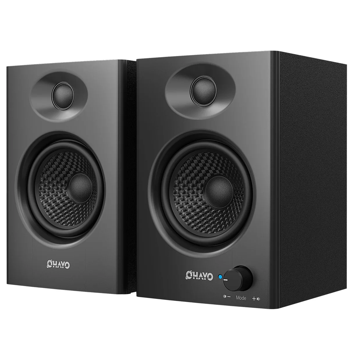 OHAYO C6-Black 60W 2.0 Bluetooth 5.3 Bookshelf Speakers — product photo