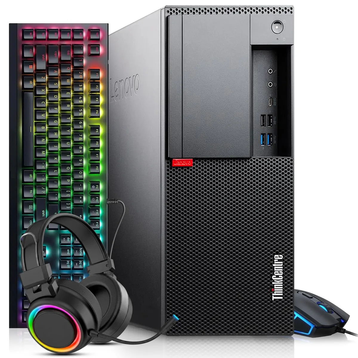 Lenovo Lenovo ThinkCentre M720t desktop PC i5-8500 32GB 256GB GT 1030 Windows 11 Pro — product photo