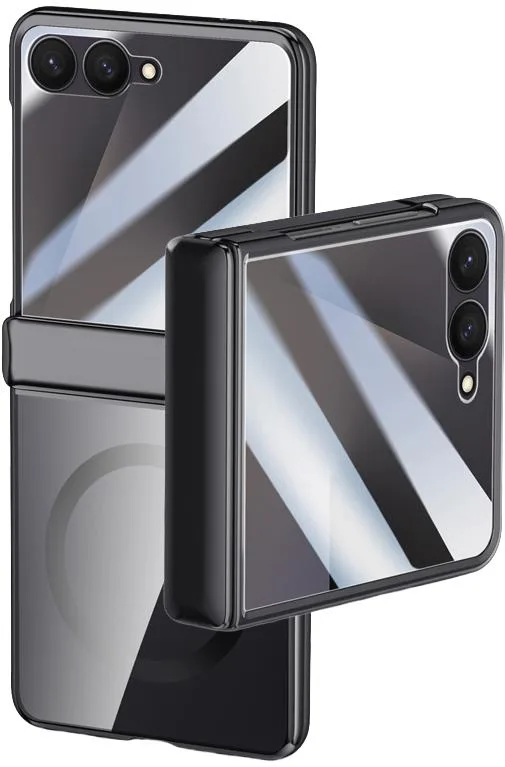 Nakedcellphone Nakedcellphone Electro Case with Screen Protection for Samsung Galaxy Z Flip 7 - MagSafe, Black — product photo