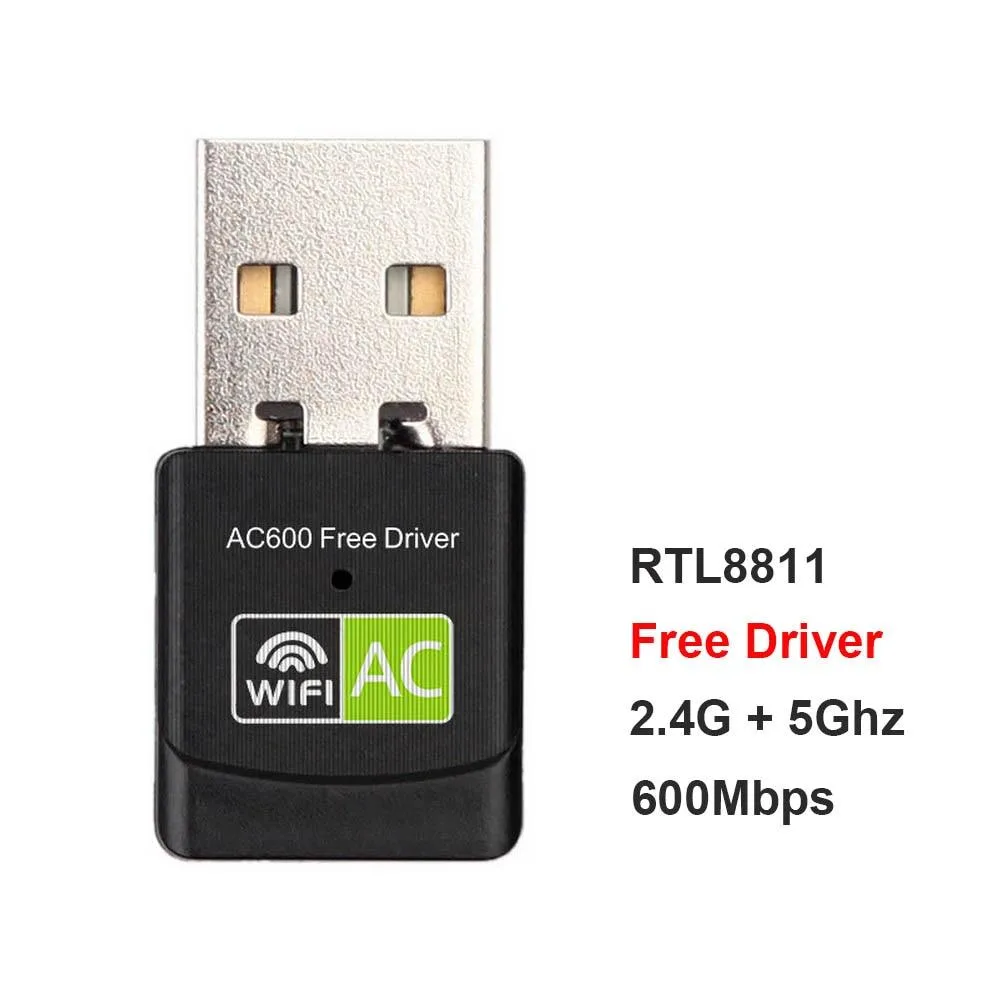 YINGHUA YINGHUA Wireless USB WiFi Adapter 600Mbps Dual Band wifi 5 Dongle — product photo