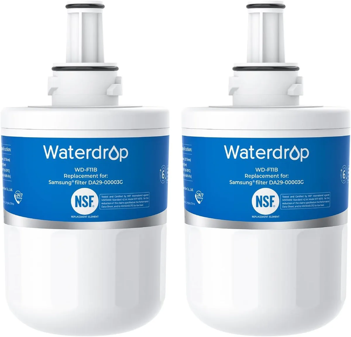 Waterdrop Waterdrop WD-F11B Refrigerator Water Filter, 2 Pack — product photo