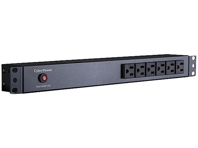 CyberPower CyberPower PDU15B6F12R PDU 15A 120V 18 Outlets 6 Front 12 Rear — product photo